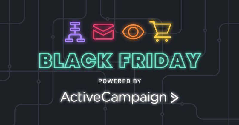Active Campaign offerta black friday e cyber monday