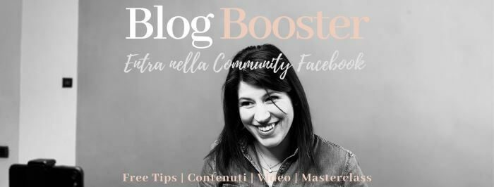 Accedi gratuitamente alla Blog Booster Community