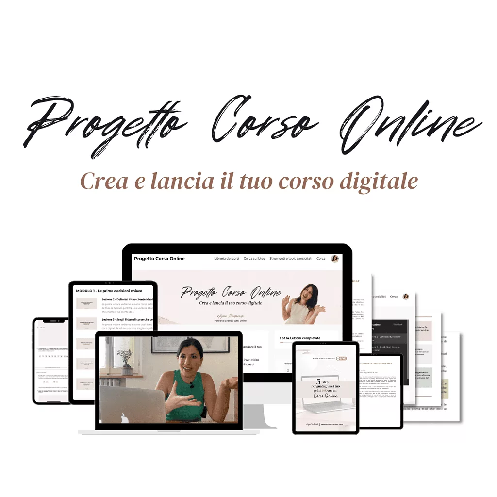 Scopri il corso Progetto Corso online | Crea e lancia il tuo corso digitale
